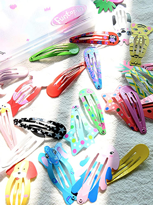 100 pcs snap hair clips