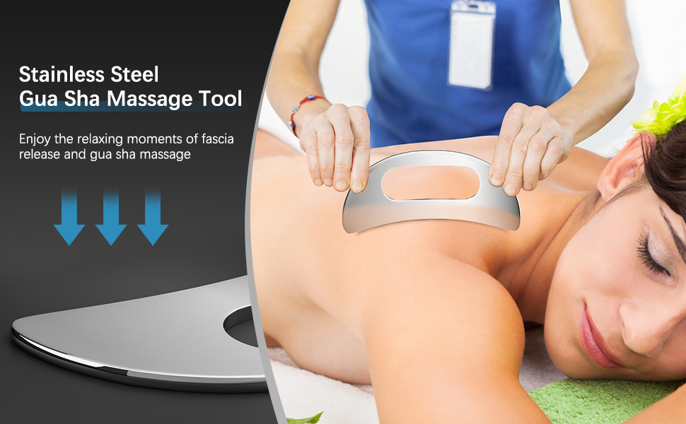 Gua Sha Massage Tool with Handle
