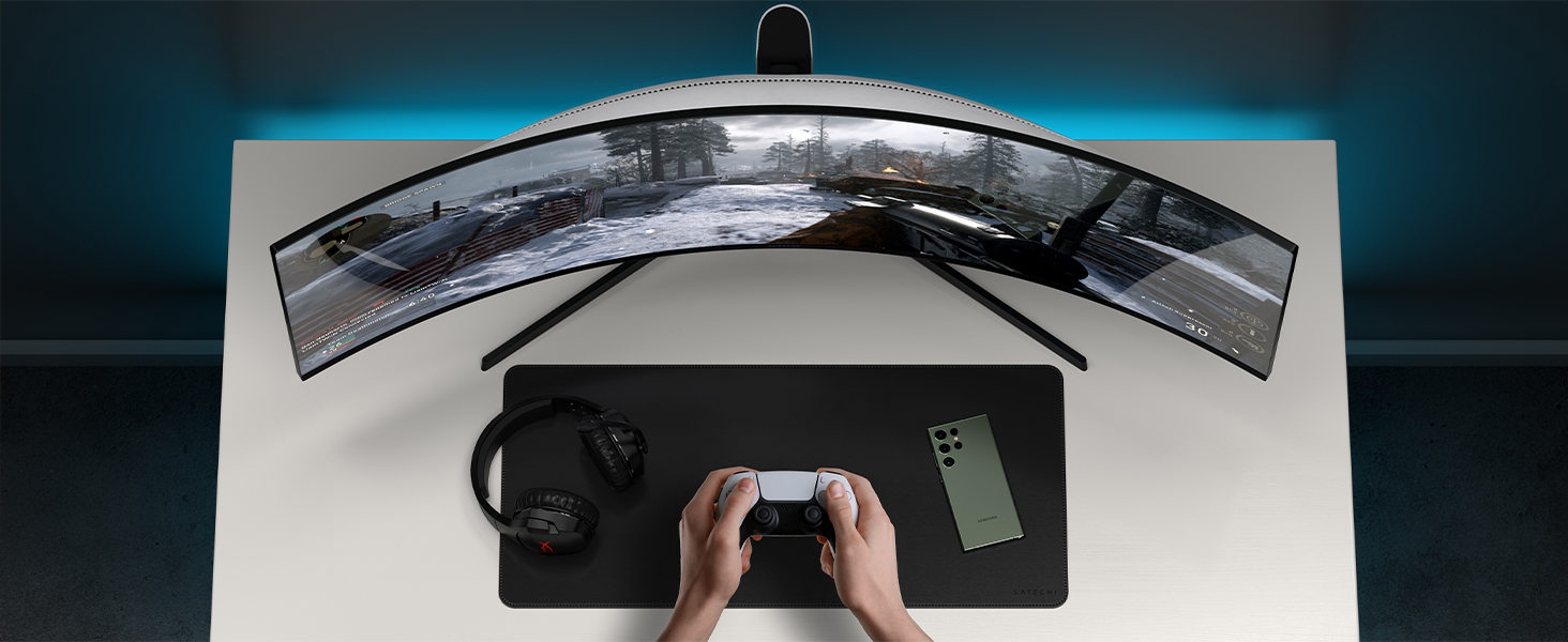 Vegan-Leather Premium Desk Mat