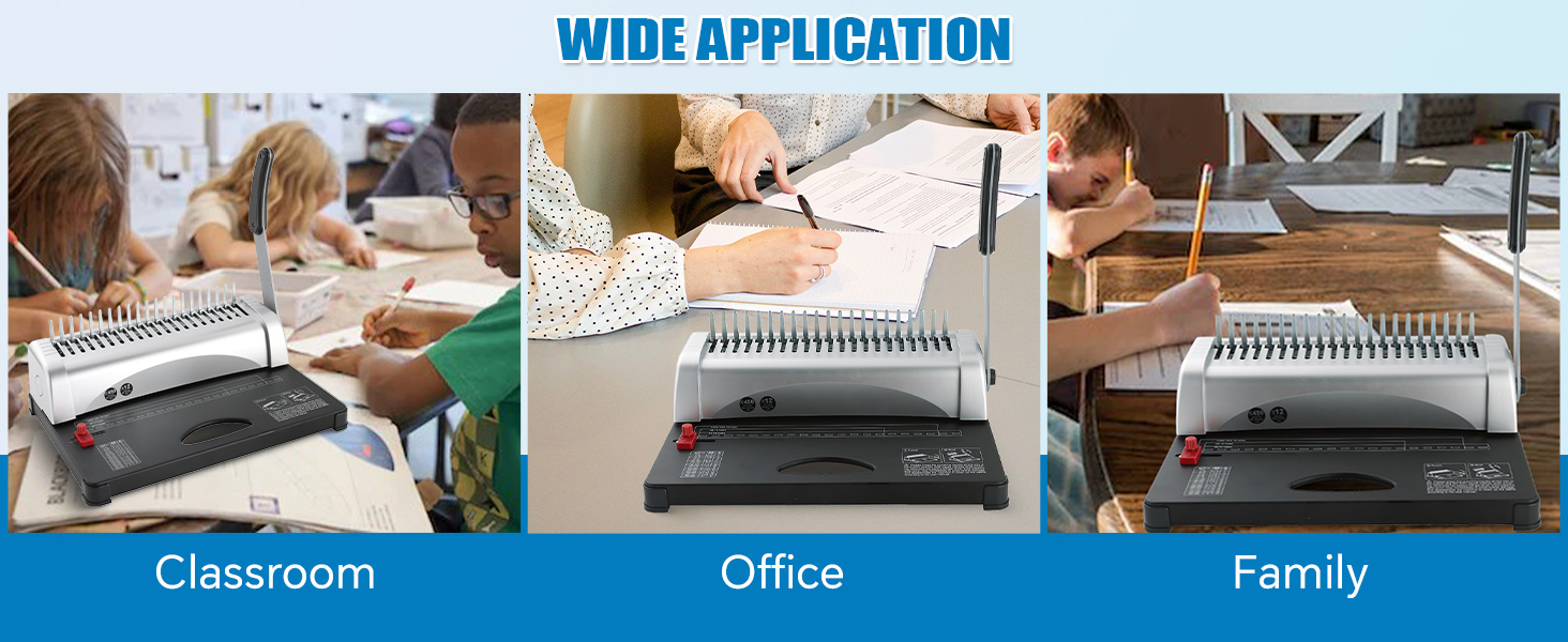 Binding Machine with Starter Combs
