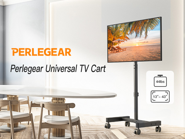 rolling tv stand