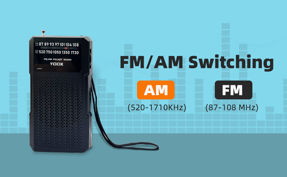 portable radio am fm