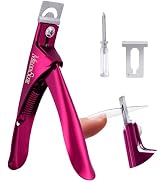 MelodySusie Acrylic Nail Clippers, Nail Clippers Cutters for Acrylic Nails Fake Nail Tips, Adjust...