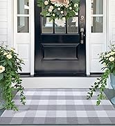 OLANLY Buffalo Plaid Rug 2'4