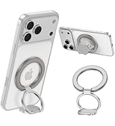 Magnetic Phone Ring Holder for MagSafe for iPhone 17 Pro Max, Removable Gym Phone Grip Stand Fing...