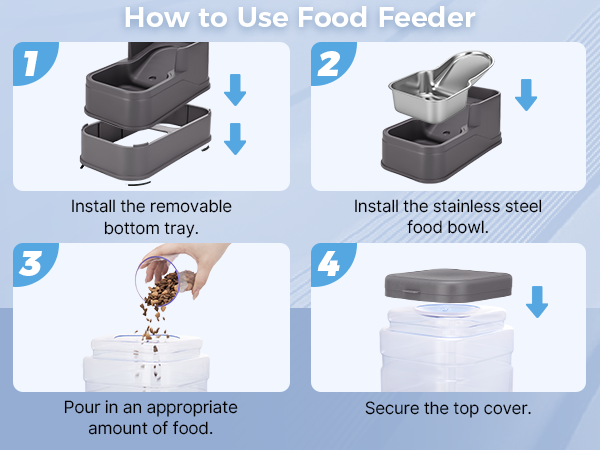 cat feeder grey77