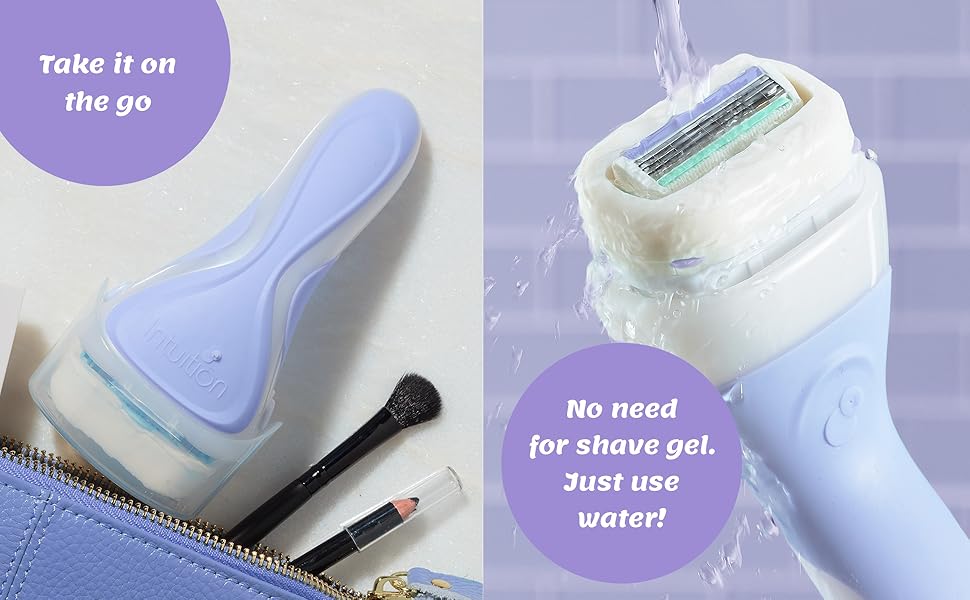 Schick Intuition One Easy Step No Shave Gel Pure Nourishment Sensitive Skin Womens Shaving