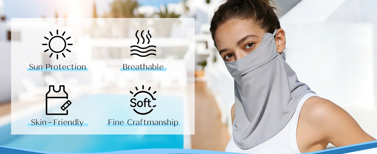 UV Sun Protection Face Mask