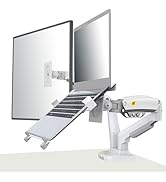 NB North Bayou Laptop Mount with Adjustable Tray for 10-17”Notebook, Full Motion Arm with VESA Pl...