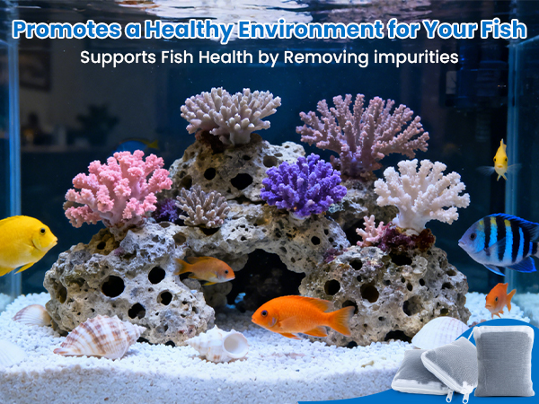 Carbon Filter Media for Aquariums fish tank accessories activated charcoal bags