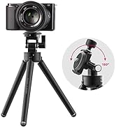 ULANZI UKOKI Camera Tripod, Portable Mini Phone Tripod Stand, Multipurpose Desk Tripod with Oreo ...