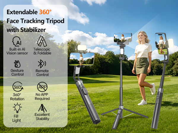 tripod for iphone with light