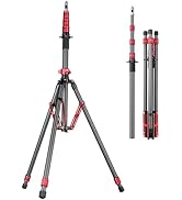FreeSea Light Stand Carbon Fiber, Adjustable Tripod Stand for Photography, 260cm/102inch Studio S...