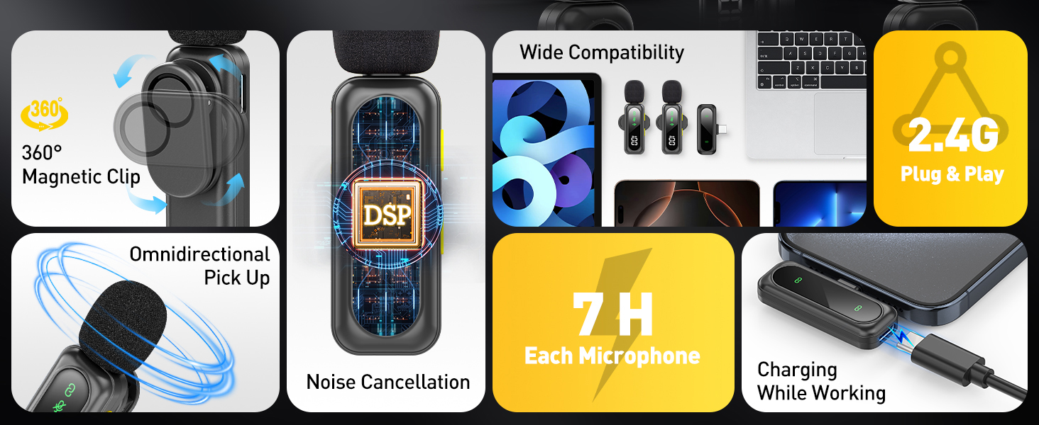 clip on microphone wireless