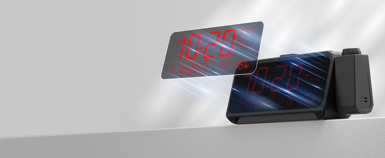 digital clock large display
