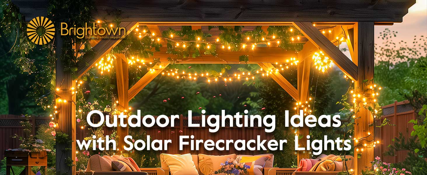 solar firecracker lights