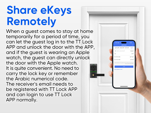 Keypad Smart Door Lock with Handle