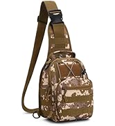 Viriber Tactical Backpack, Waterproof Military Cross-body Molle Sling Shoulder Backpack Chest Bag...