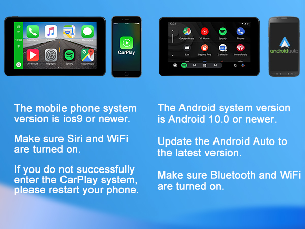car stereo with apple carplay and android auto