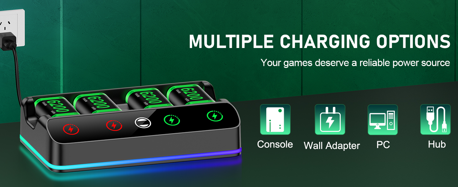 xbox battery pack rechargeable