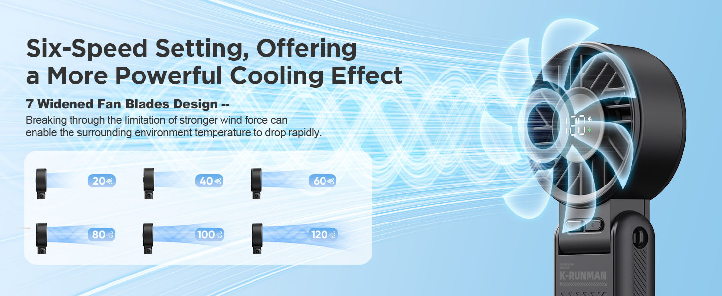 portable fan rechargeable