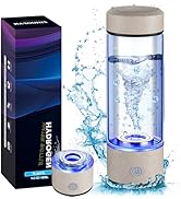 2025 New Hydrogen Water Generator Bottles, Portable Hydrogenated Water Bottle with SPE PEM Techno...