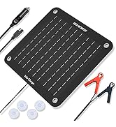 ECO-WORTHY 10W Solar Car Battery Charger Maintainer 12V Waterproof Portable Solar Trickle Charger...