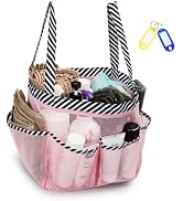 Temede Mesh Shower Caddy Tote, Large Shower Caddy Basket Portable, Quick Dry Hanging Toiletry Bag...