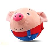 asfanst Interactive Dog Toys, 2025 New Active Moving Pet Plush Toy, Rechargeable Squeaky Dog Ball...