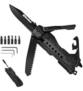DURATECH 20 in 1 Multitool with Safety Locking, Pocket Tool with Pocket Knife, Screwdriver, Saw, ...