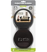 Slipstick CB138 Premium Felt Furniture Movers for Hardwood Floors (8 Pack) Reusable 5” Round Felt...