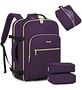 LOVEVOOK 40L Large Travel Backpack for Women Men, 17 Inch Carry on Backpack for Traveling on Airp...