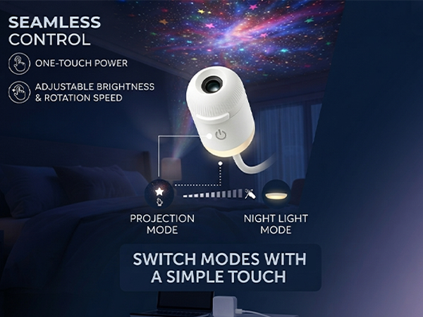SWITCH MODES WITHA SIMPLE TOUCH