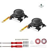 AKNES Switch JoyCon Joystick Replacement, Upgrade Drift-Free TMR Electromagnetic Joystick for Swi...