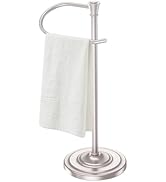 Nickel Bath Hand Towel Holder Stand,Stainless Steel 16 Inch Free Standing Towel Rack,Heavy Weight...