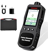 ZYKYCX Portable Carbon Monoxide Detector, Rechargeable CO Detector, 0-1000 PPM, Carbon Monoxide M...