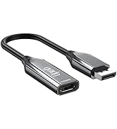 UPTab DisplayPort 1.4 to HDMI 2.1 Active Adapter with HDR Support Displays 4k 120Hz up to 8K 60Hz...