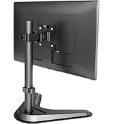 Claiks Monitor Mount, Ergonomic Adjustable Monitor Stand for Max 32 inch Screens, Adjustable Comp...