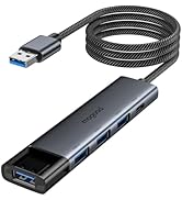 USB 3.0 Hub,MOGOOD 4 Ports Multiple USB Hub USBA Extender [Charging Not Supported] USB 3.0 Adapte...