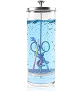 BOMOQING 35 Oz Barbicide Disinfectant Jar,Disinfectant Jar Large for Nail Tools and Barber Shop S...