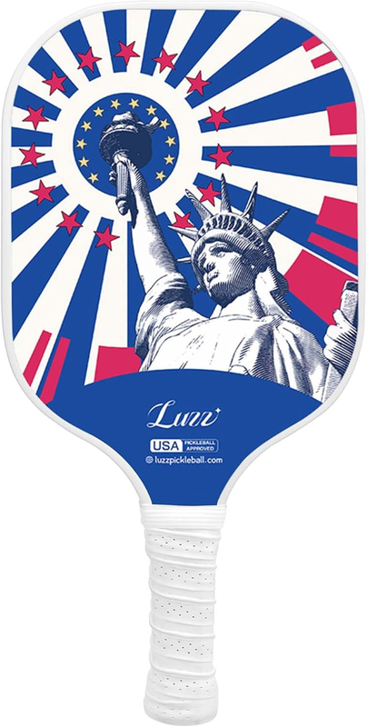 Luzz Carbon Fiber Pickleball Paddles Sandblasted Surface USAPA Approved Pickle Ball Rackets for All Skill Level