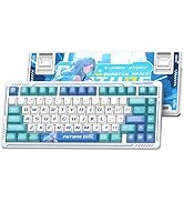 LINGBAO K75 Wireless Gaming keyboard, 75% Hot-swappable Mechanical Keyboard with 10000mAh Battery...