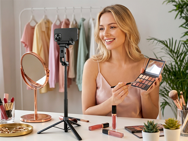 auto face tracking selfie stick tripod