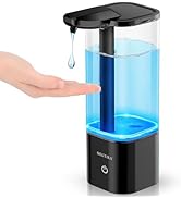 Secura 18.6 oz. Automatic Soap Dispenser, Touchless Liquid Soap Dispenser with SoapGlow Timer, 3 ...