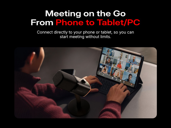 MAONO PD100W Wireless Microphone for PC,USB Gaming Mic with One-Click Noise Reduction