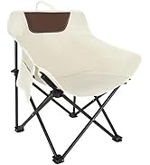 Folding Camping Chair, Portable Outdoor Backpacking Chair for Fishing, Hiking, Picnic, Camping, B...