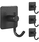 Paoli Adhesive Hooks Heavy Duty - Self-Adhesive Hooks Multiple Colors and Styles Maximum Weight C...