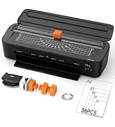 OidoZac Laminator Machine, 11 in 1 Laminating Never Jam Technology with 36 Laminating Sheets, 9 I...
