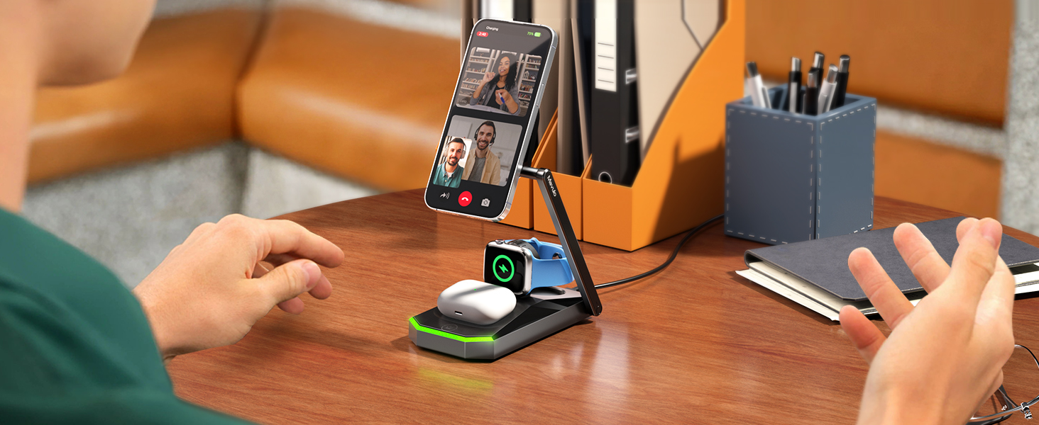 iphone wireless charger fast charging