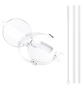 SENDESTAR Sports Straw Lid for Hydroflask, Wide Mouth Sports Cap Water Bottle Accessories Top Rep...